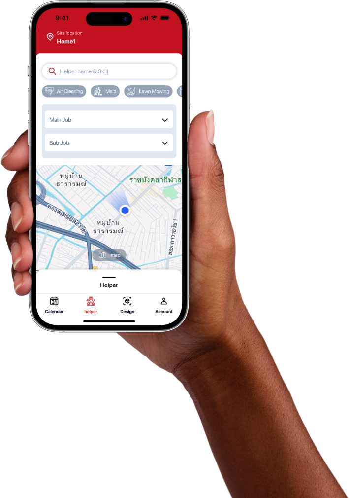 Female hand holding iPhone